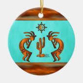 Southwest Kokopelli Keramisch Ornament (Voorkant)