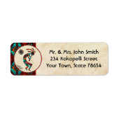 Southwest Kokopelli Label (Voorkant)