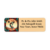 Southwest Kokopelli Label (Voorkant)