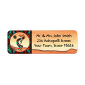 Southwest Kokopelli Label (Voorkant)