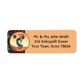 Southwest Kokopelli Label (Voorkant)