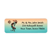 Southwest Kokopelli Label (Voorkant)