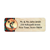 Southwest Kokopelli Label (Voorkant)