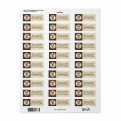 Southwest Kokopelli Label (Full Sheet)