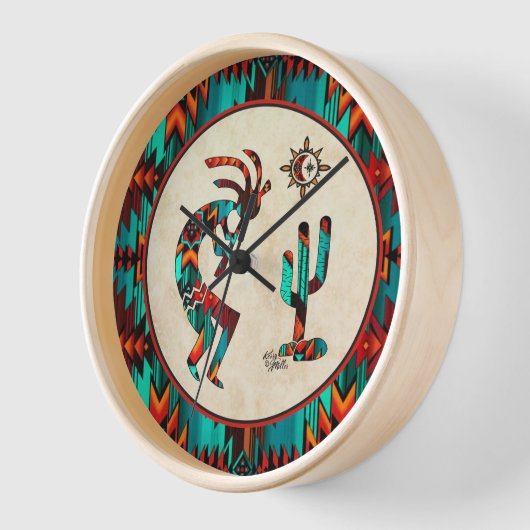 Southwest Kokopelli Large Clock (Hoek)