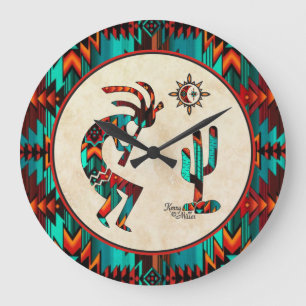 Southwest Kokopelli Large Clock Grote Klok