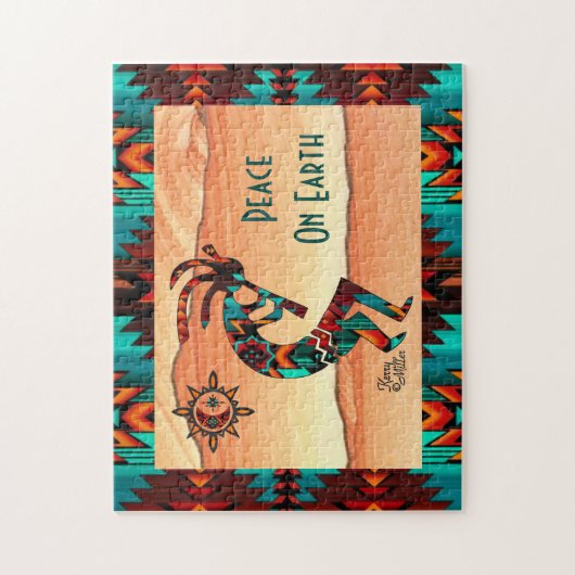 Southwest Kokopelli Legpuzzel (Verticaal)