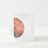 Southwest Kokopelli Matglas Koffiemok (Voorkant links)