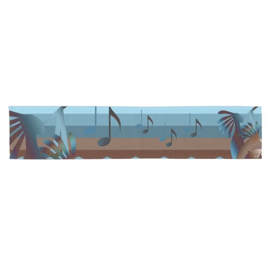 Southwest Kokopelli Music 14x72 Table Runner Korte Tafelloper (Horizontaal)