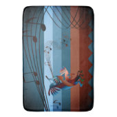 Southwest Kokopelli Music 2 Bath Mat (Voorkant Verticaal)
