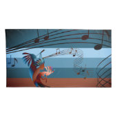 Southwest Kokopelli Music 2 King Size Kussenslopen (Achterkant-Rechts)