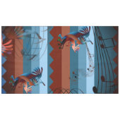 Southwest Kokopelli Music 2 L Tablecloth Tafelkleed (Voorkant (Horizontaal))