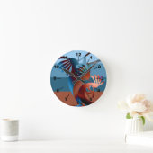 Southwest Kokopelli Music 2 Ronde Klok (Huis)