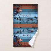 Southwest Kokopelli Music 2 Towel Set Bad Handdoek (Handdoek)