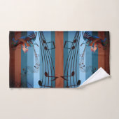 Southwest Kokopelli Music 2 Towel Set Bad Handdoek (Handdoek)