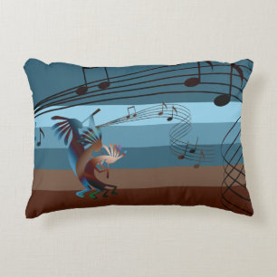 Southwest Kokopelli Music Accent Pillow Decoratief Kussen