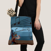 Southwest Kokopelli Music All-Over-Print Lg Tas (Dichtbij)