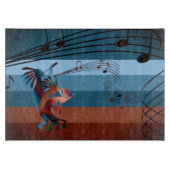 Southwest Kokopelli Music Bronzed Snijplank (Voorkant)