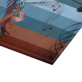 Southwest Kokopelli Music Bronzed Snijplank (Hoek)