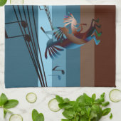 Southwest Kokopelli Music Kitchen Towel Theedoek (Gevouwen)