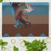 Southwest Kokopelli Music Theedoek (Gevouwen)