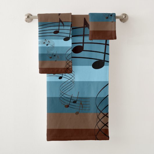 Southwest Kokopelli Music Towel Set Bad Handdoek (Insitu)