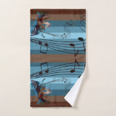 Southwest Kokopelli Music Towel Set Bad Handdoek (Handdoek)