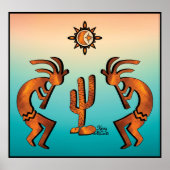 Southwest Kokopelli Poster (Voorkant)