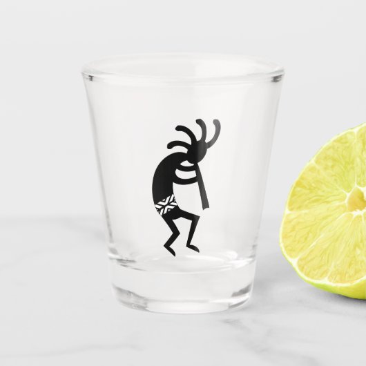 Southwest Kokopelli Shot Glas (Voorkant)