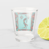 Southwest Kokopelli Shot Glass Glas (Achterkant)