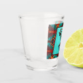 Southwest Kokopelli Shot Glass Glas (Links)