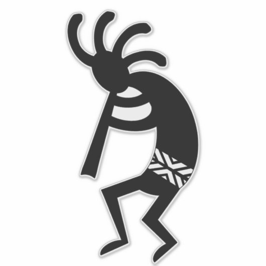Southwest Kokopelli Sticker (Voorkant)