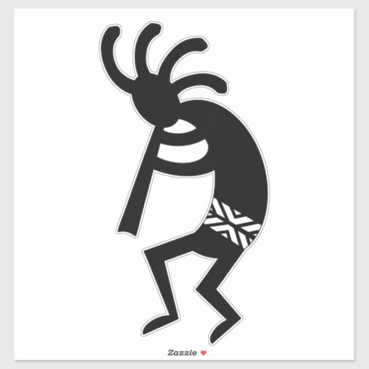 Southwest Kokopelli Sticker (Vel)
