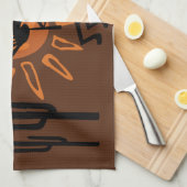 Southwest Kokopelli Sun Desert Rustic K Towel Theedoek (Quarter Fold)