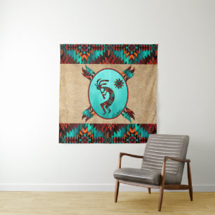 Southwest Kokopelli Tapestry Wandkleed