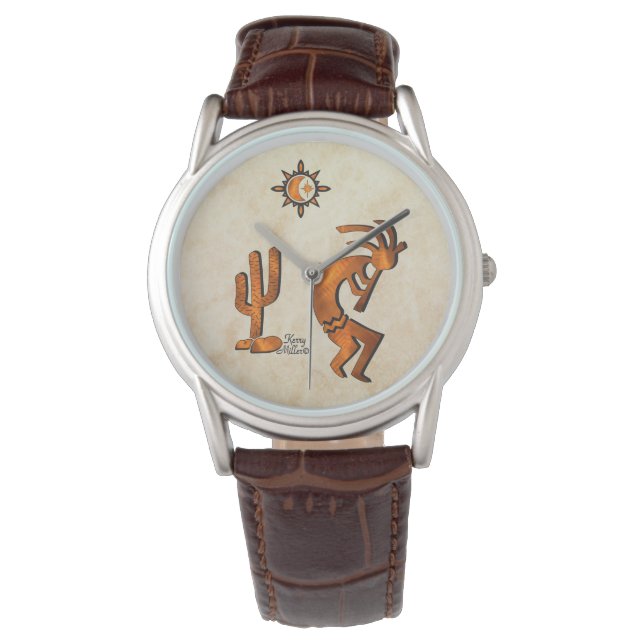 Southwest Kokopelli Watch Horloge (Voorkant)