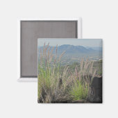 Southwest Landscape Foto Distant Mountains Magneet (Voorkant / Achterkant)