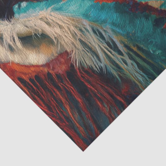 Southwest Lodge Bear Portrait Tissuepapier (Detail)