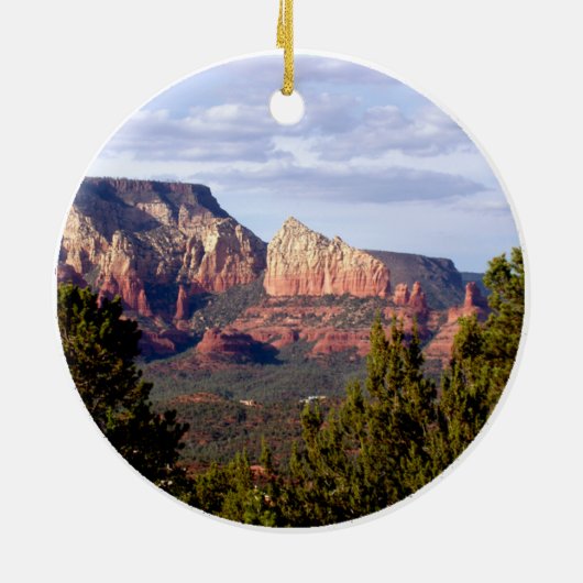 Southwest Mesa Keramisch Ornament (Achterkant)