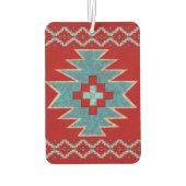 Southwest Mesas Turquoise en Red Design Luchtverfrisser (Achterkant)