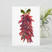 Southwest Mistletoe Invitation Kaart (Staand voorkant)