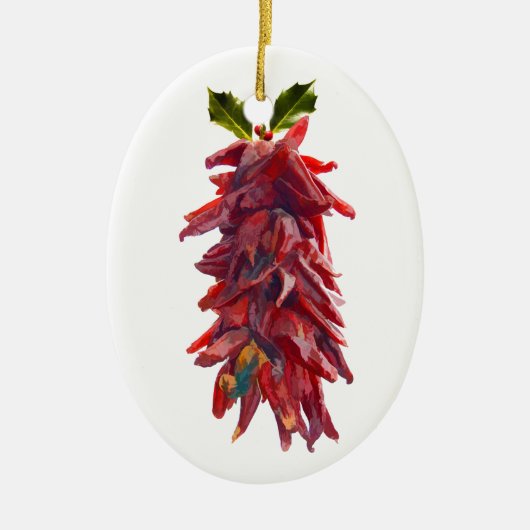 Southwest Mistletoe Keramisch Ornament (Voorkant)