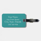 Southwest Motif Custom Bagagelabel (Achterkant horizontaal)