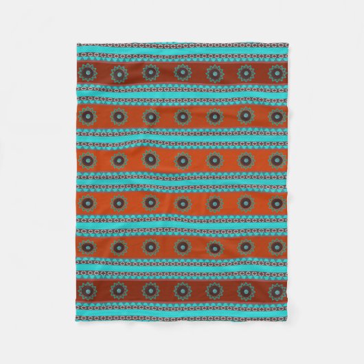 Southwest Motif Fleece Blanket (Voorkant)