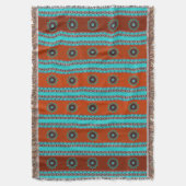 Southwest Motif Throw Blanket Deken (Voorkant Verticaal)