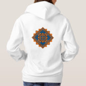 Southwest Mountain Peaks Geometrisch ontwerp Vrouw Hoodie (Achterkant)