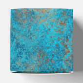 Southwest Mountain Peaks Turquoise Geometric Bedankdoosjes (Bovenkant)