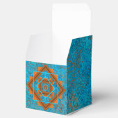 Southwest Mountain Peaks Turquoise Geometric Bedankdoosjes (Geopend)