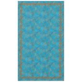 Southwest Mountain Peaks Turquoise geometrisch gro Tafelkleed (Voorkant)