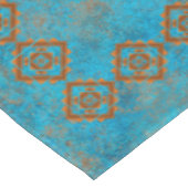 Southwest Mountain Peaks Turquoise geometrisch gro Tafelkleed (Gekanteld)